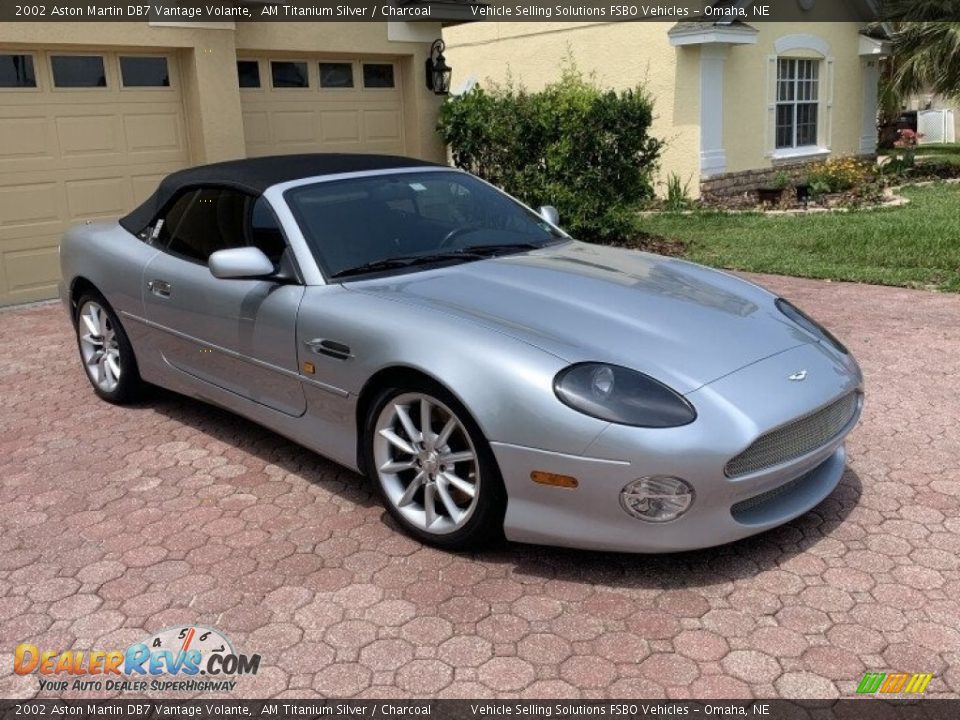 2002 Aston Martin DB7 Vantage Volante AM Titanium Silver / Charcoal Photo #27