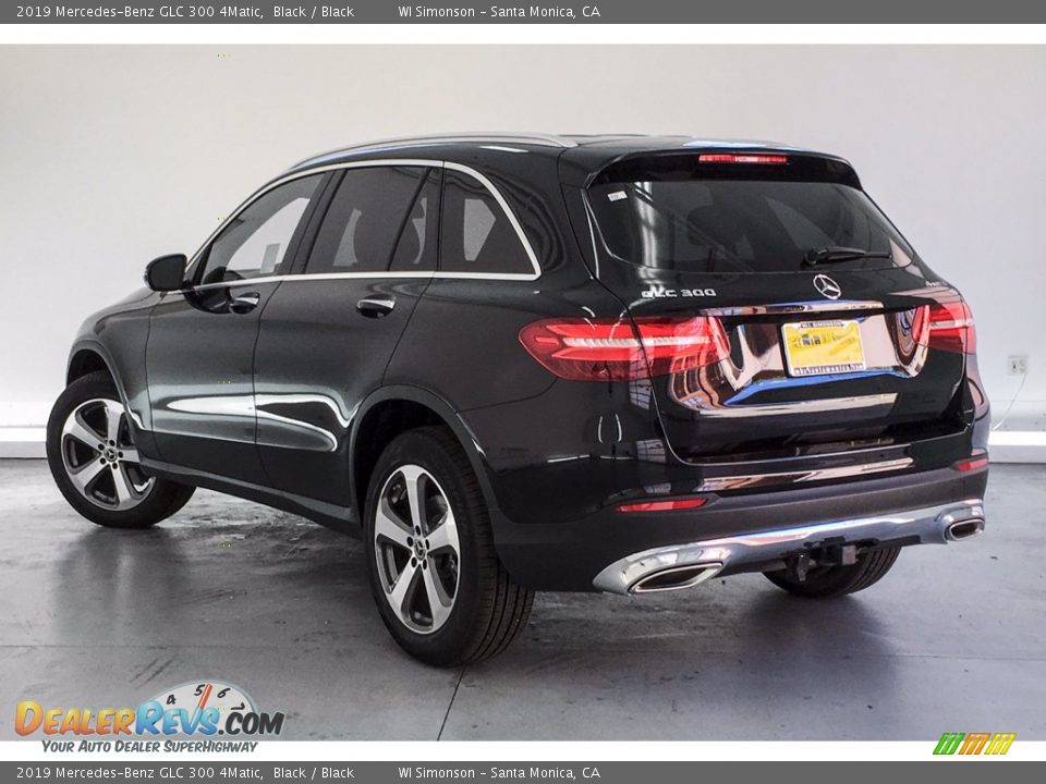 2019 Mercedes-Benz GLC 300 4Matic Black / Black Photo #2