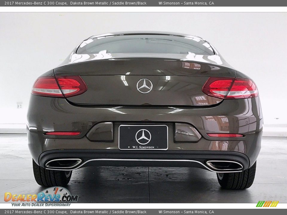 2017 Mercedes-Benz C 300 Coupe Dakota Brown Metallic / Saddle Brown/Black Photo #3