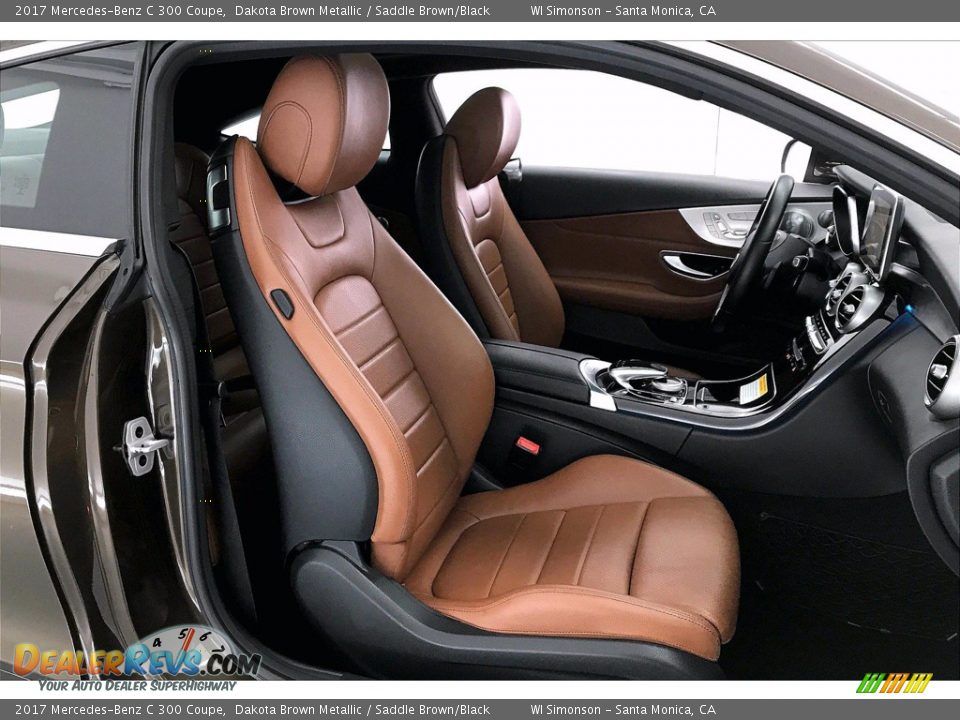 2017 Mercedes-Benz C 300 Coupe Dakota Brown Metallic / Saddle Brown/Black Photo #6