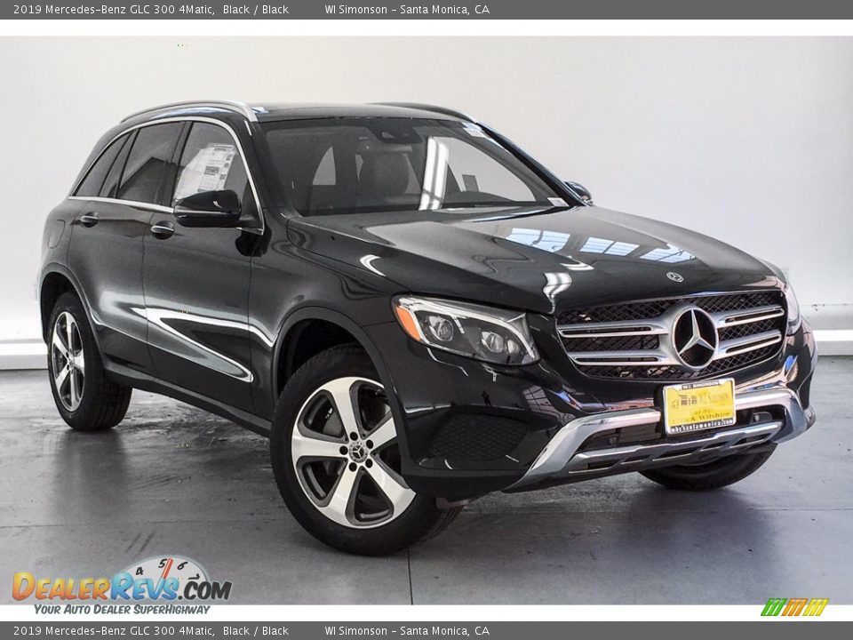 2019 Mercedes-Benz GLC 300 4Matic Black / Black Photo #12