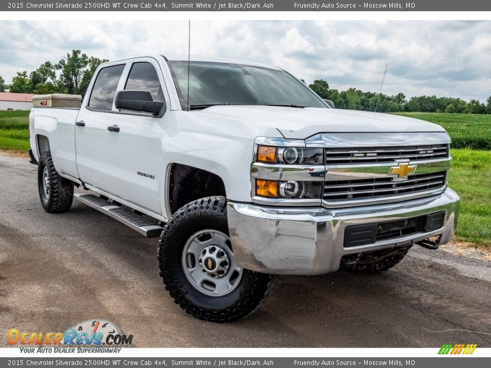 2015 Chevrolet Silverado 2500HD WT Crew Cab 4x4 Summit White / Jet Black/Dark Ash Photo #1