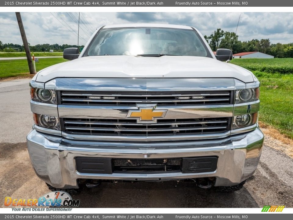 2015 Chevrolet Silverado 2500HD WT Crew Cab 4x4 Summit White / Jet Black/Dark Ash Photo #9