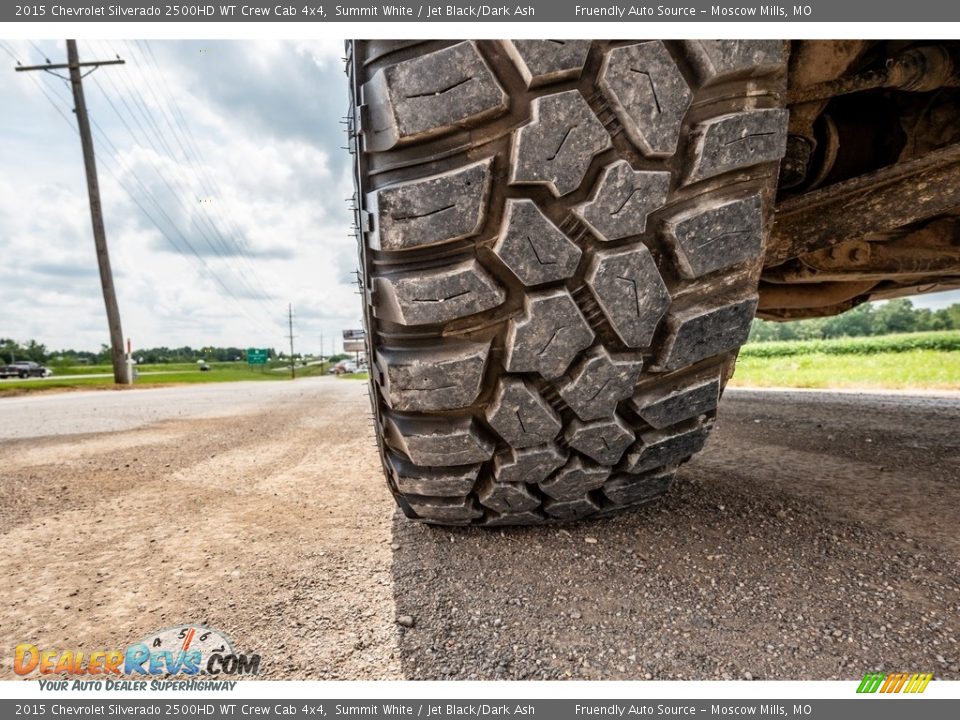 2015 Chevrolet Silverado 2500HD WT Crew Cab 4x4 Summit White / Jet Black/Dark Ash Photo #11