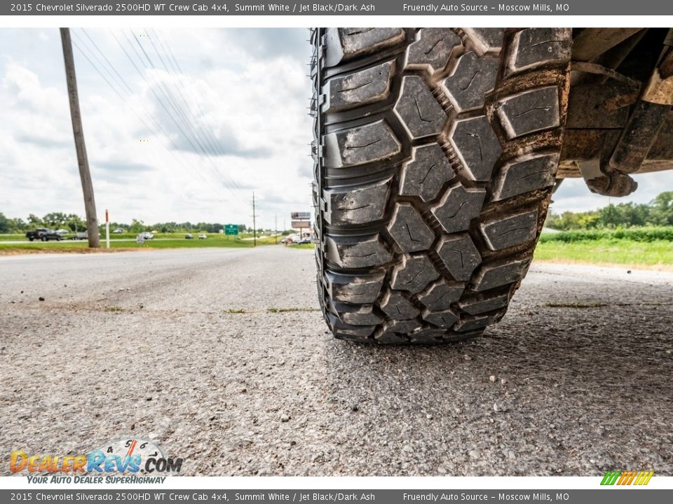 2015 Chevrolet Silverado 2500HD WT Crew Cab 4x4 Summit White / Jet Black/Dark Ash Photo #12