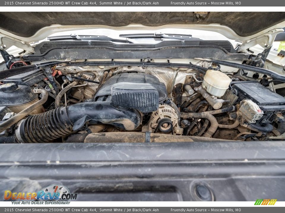 2015 Chevrolet Silverado 2500HD WT Crew Cab 4x4 Summit White / Jet Black/Dark Ash Photo #17