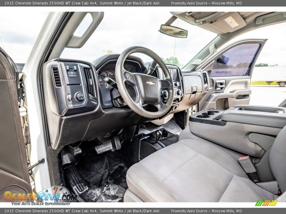 2015 Chevrolet Silverado 2500HD WT Crew Cab 4x4 Summit White / Jet Black/Dark Ash Photo #20