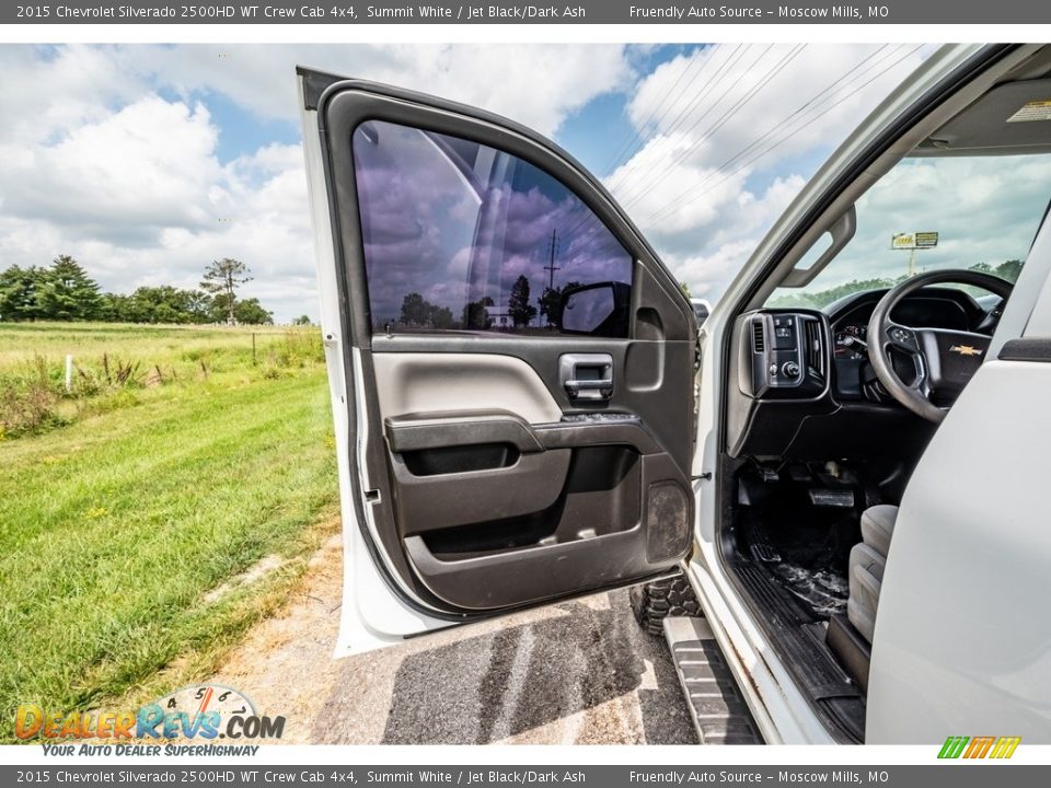 2015 Chevrolet Silverado 2500HD WT Crew Cab 4x4 Summit White / Jet Black/Dark Ash Photo #21