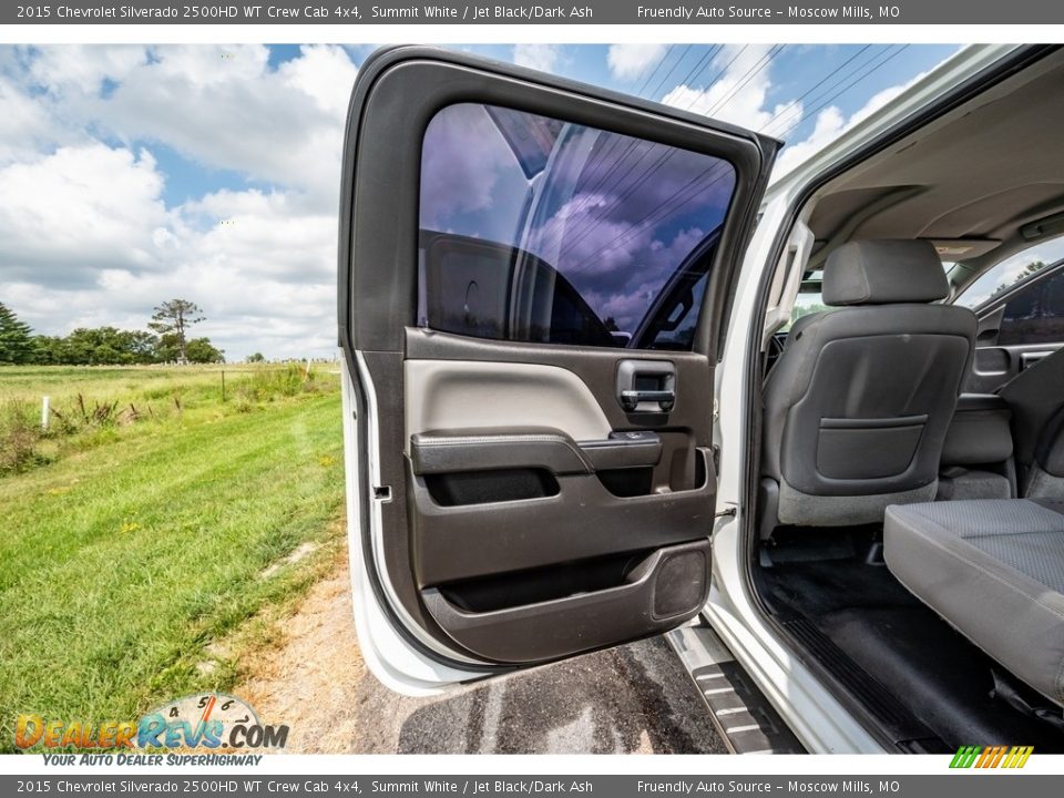 2015 Chevrolet Silverado 2500HD WT Crew Cab 4x4 Summit White / Jet Black/Dark Ash Photo #22