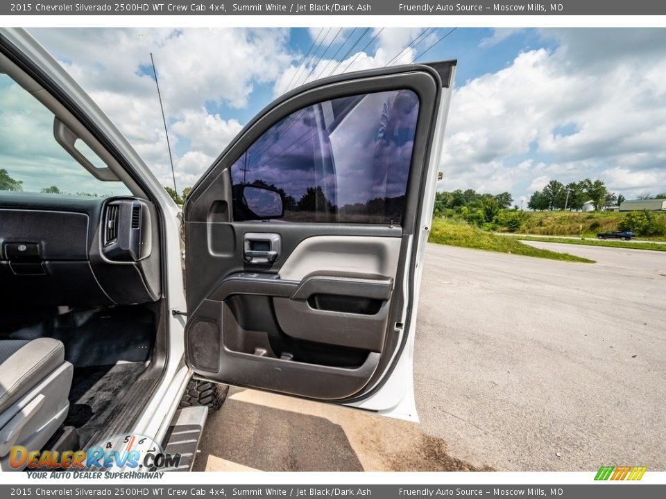 2015 Chevrolet Silverado 2500HD WT Crew Cab 4x4 Summit White / Jet Black/Dark Ash Photo #27