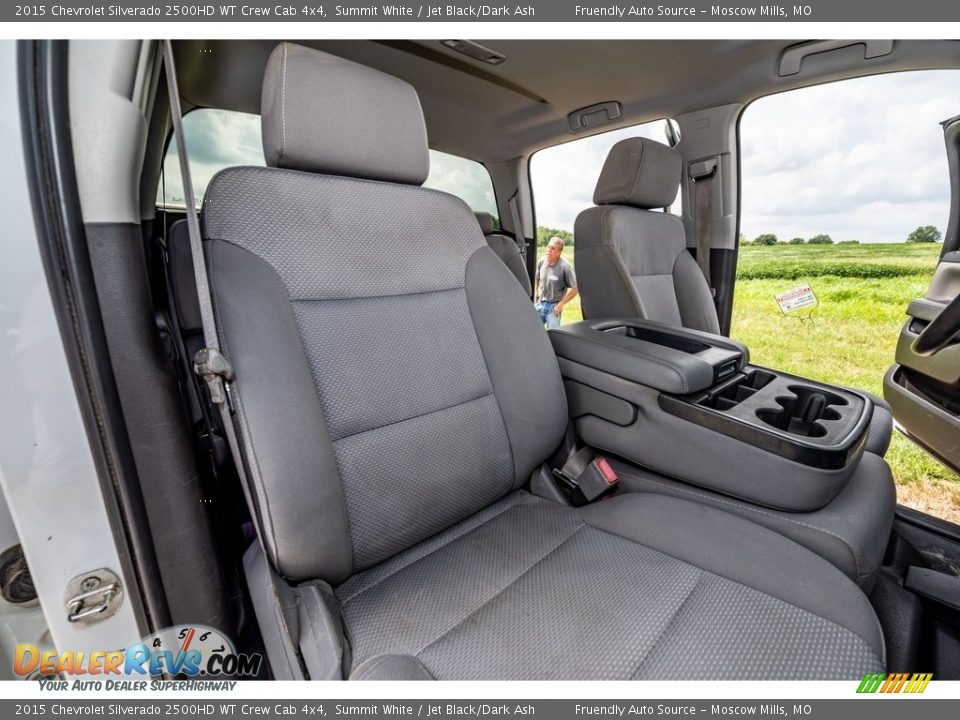 2015 Chevrolet Silverado 2500HD WT Crew Cab 4x4 Summit White / Jet Black/Dark Ash Photo #30