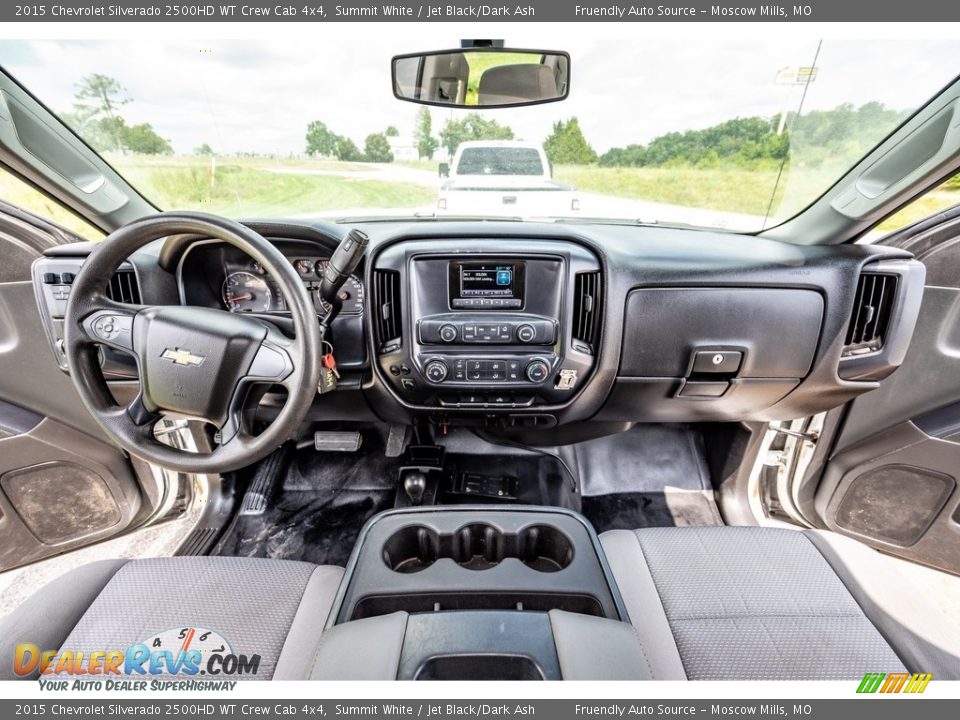 2015 Chevrolet Silverado 2500HD WT Crew Cab 4x4 Summit White / Jet Black/Dark Ash Photo #31