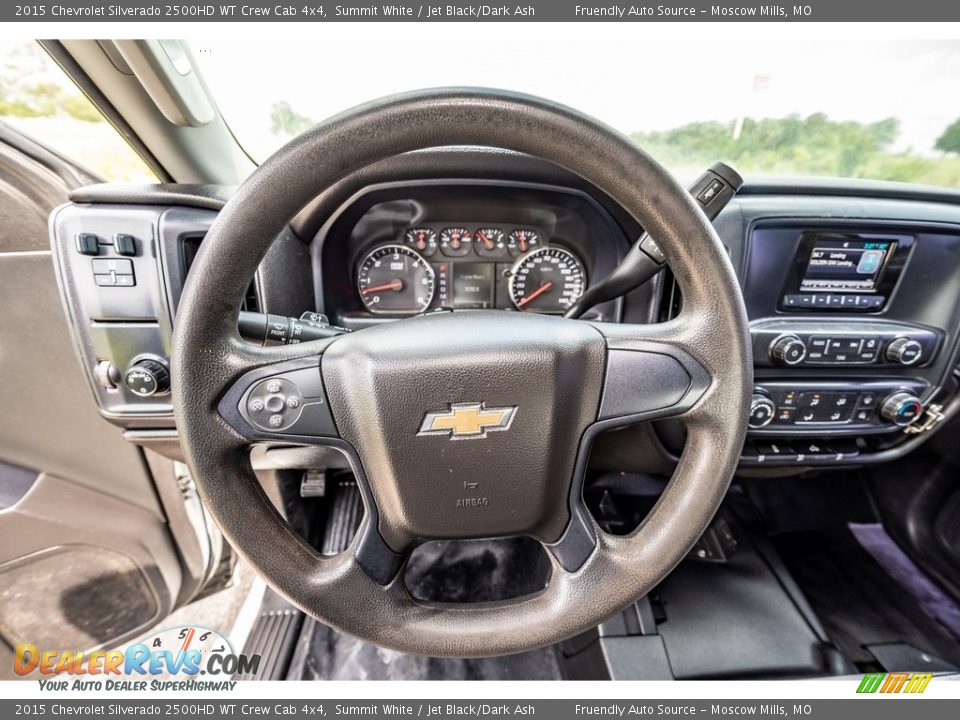 2015 Chevrolet Silverado 2500HD WT Crew Cab 4x4 Summit White / Jet Black/Dark Ash Photo #33