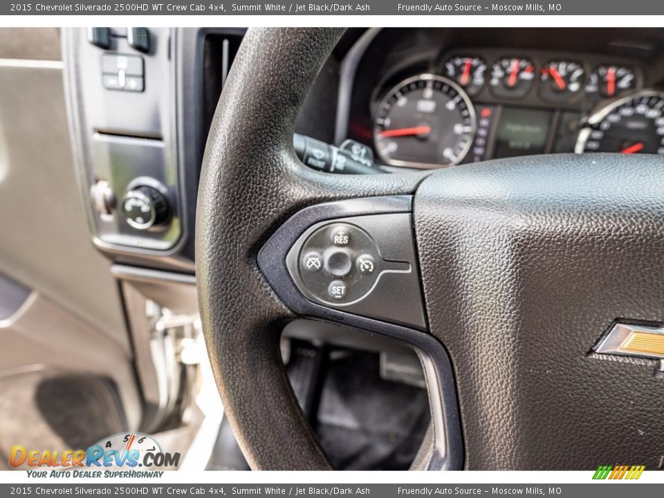 2015 Chevrolet Silverado 2500HD WT Crew Cab 4x4 Summit White / Jet Black/Dark Ash Photo #34