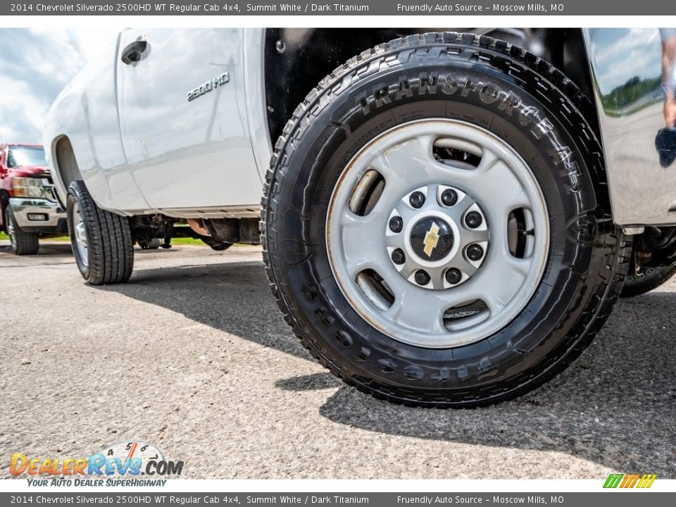 2014 Chevrolet Silverado 2500HD WT Regular Cab 4x4 Summit White / Dark Titanium Photo #2