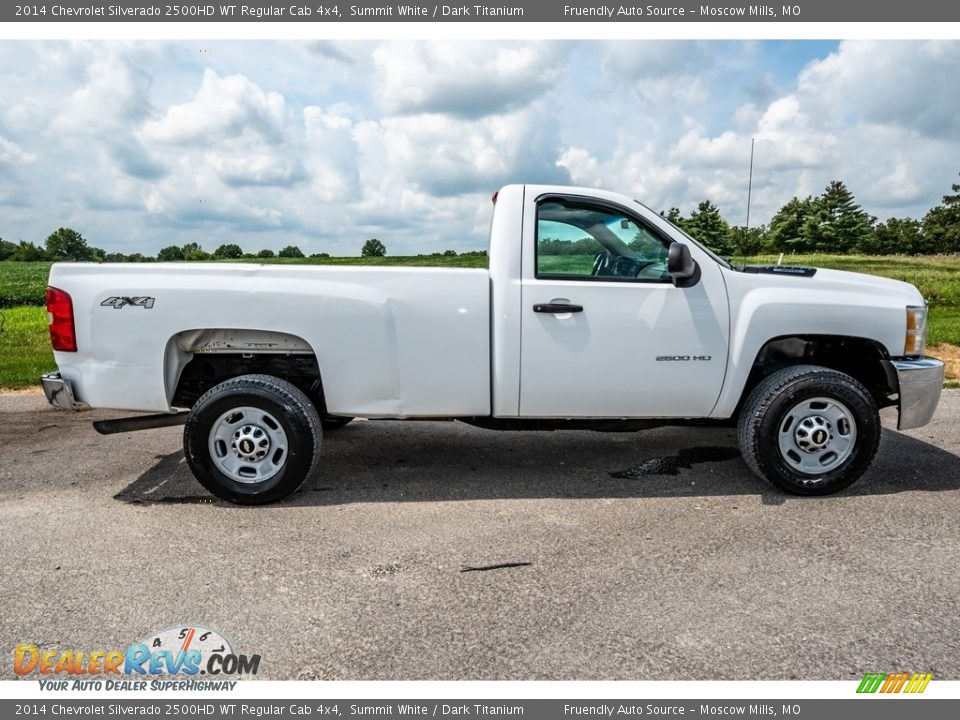 2014 Chevrolet Silverado 2500HD WT Regular Cab 4x4 Summit White / Dark Titanium Photo #3