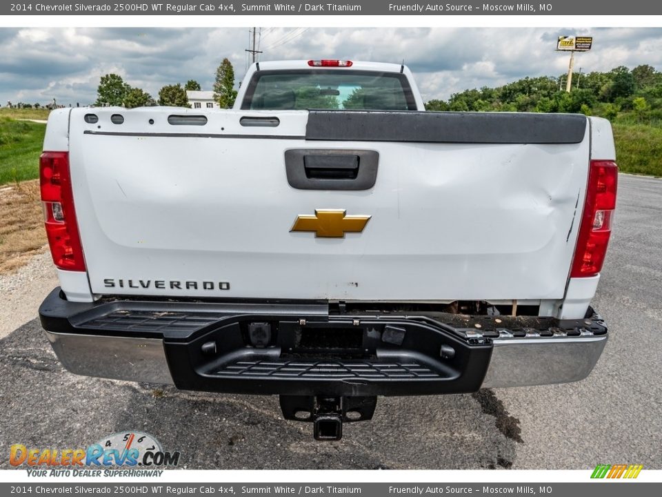 2014 Chevrolet Silverado 2500HD WT Regular Cab 4x4 Summit White / Dark Titanium Photo #5