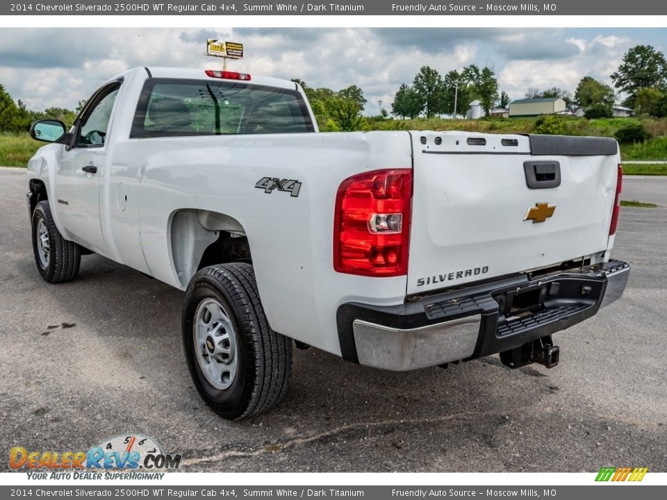 2014 Chevrolet Silverado 2500HD WT Regular Cab 4x4 Summit White / Dark Titanium Photo #6