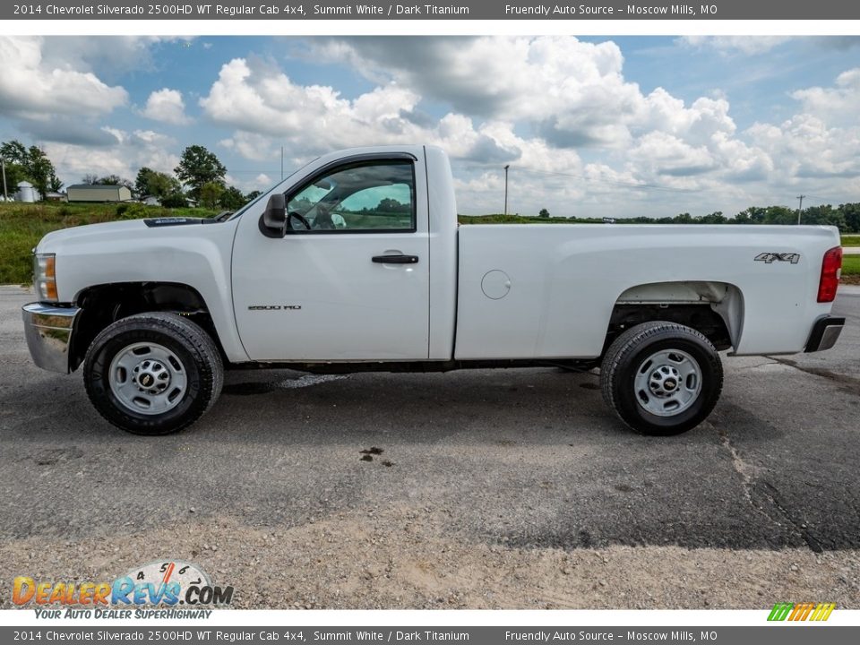 2014 Chevrolet Silverado 2500HD WT Regular Cab 4x4 Summit White / Dark Titanium Photo #7