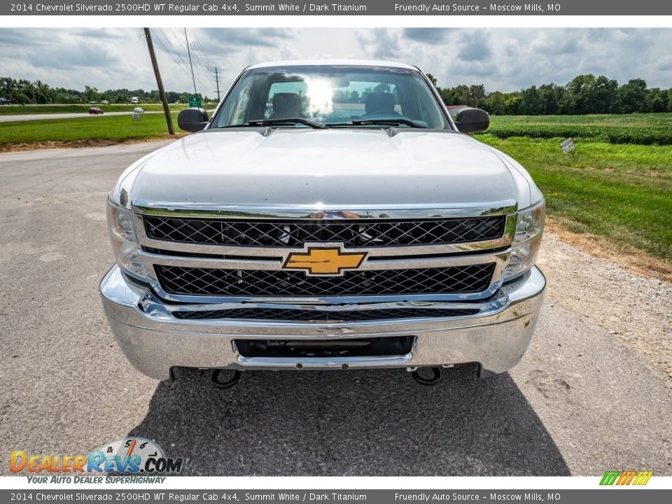 2014 Chevrolet Silverado 2500HD WT Regular Cab 4x4 Summit White / Dark Titanium Photo #9