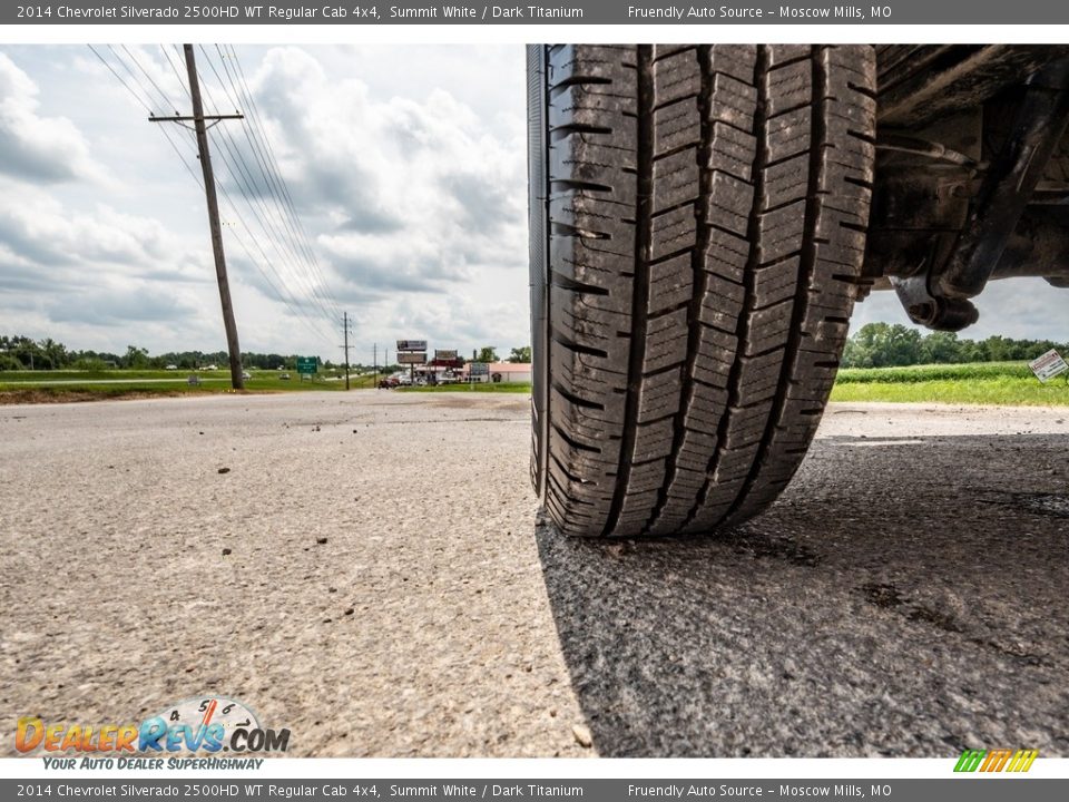 2014 Chevrolet Silverado 2500HD WT Regular Cab 4x4 Summit White / Dark Titanium Photo #12