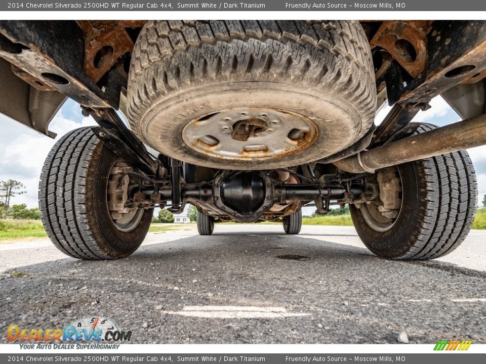 2014 Chevrolet Silverado 2500HD WT Regular Cab 4x4 Summit White / Dark Titanium Photo #13