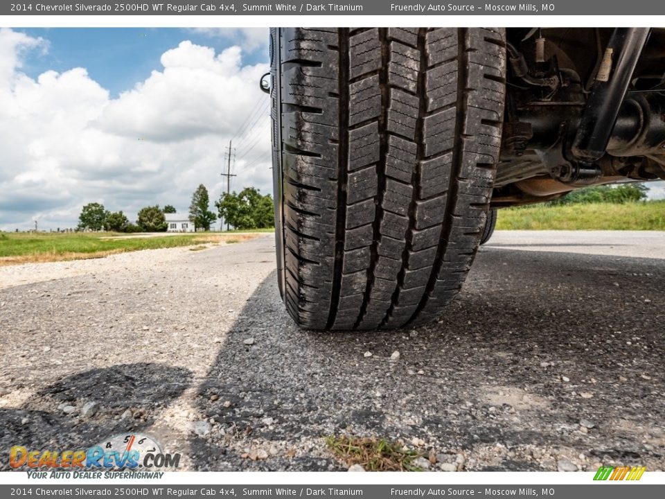 2014 Chevrolet Silverado 2500HD WT Regular Cab 4x4 Summit White / Dark Titanium Photo #15