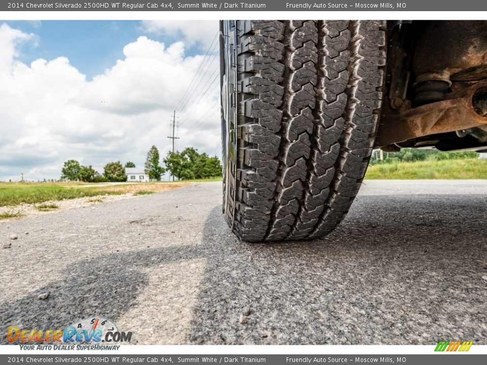 2014 Chevrolet Silverado 2500HD WT Regular Cab 4x4 Summit White / Dark Titanium Photo #16