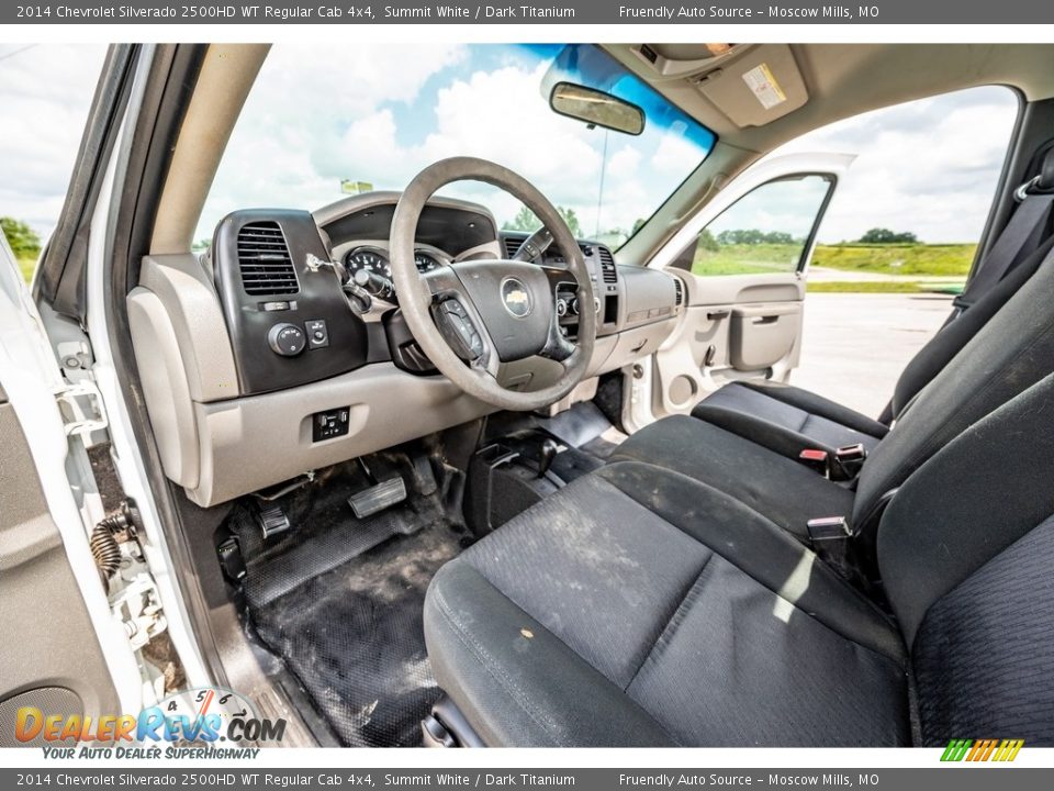 2014 Chevrolet Silverado 2500HD WT Regular Cab 4x4 Summit White / Dark Titanium Photo #20