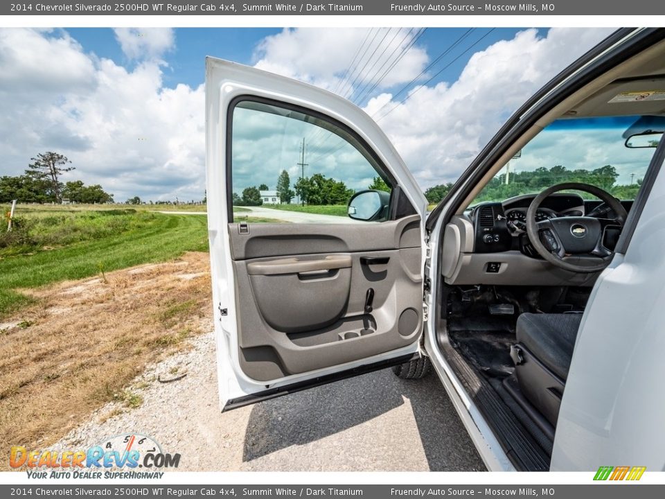 2014 Chevrolet Silverado 2500HD WT Regular Cab 4x4 Summit White / Dark Titanium Photo #21