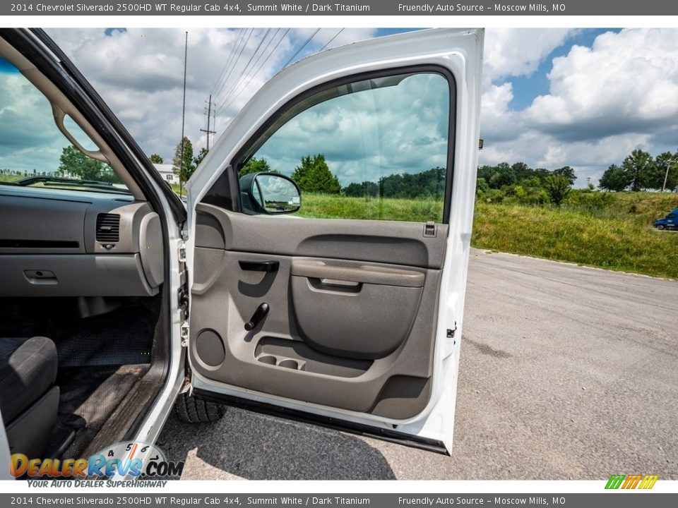 2014 Chevrolet Silverado 2500HD WT Regular Cab 4x4 Summit White / Dark Titanium Photo #23