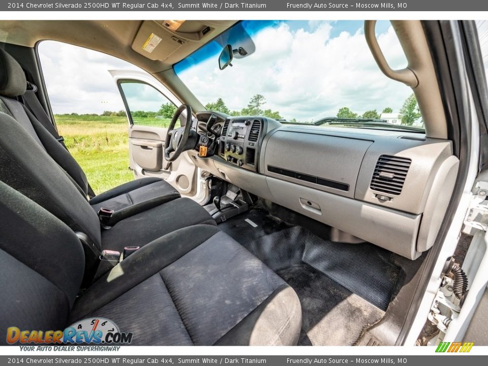 2014 Chevrolet Silverado 2500HD WT Regular Cab 4x4 Summit White / Dark Titanium Photo #24