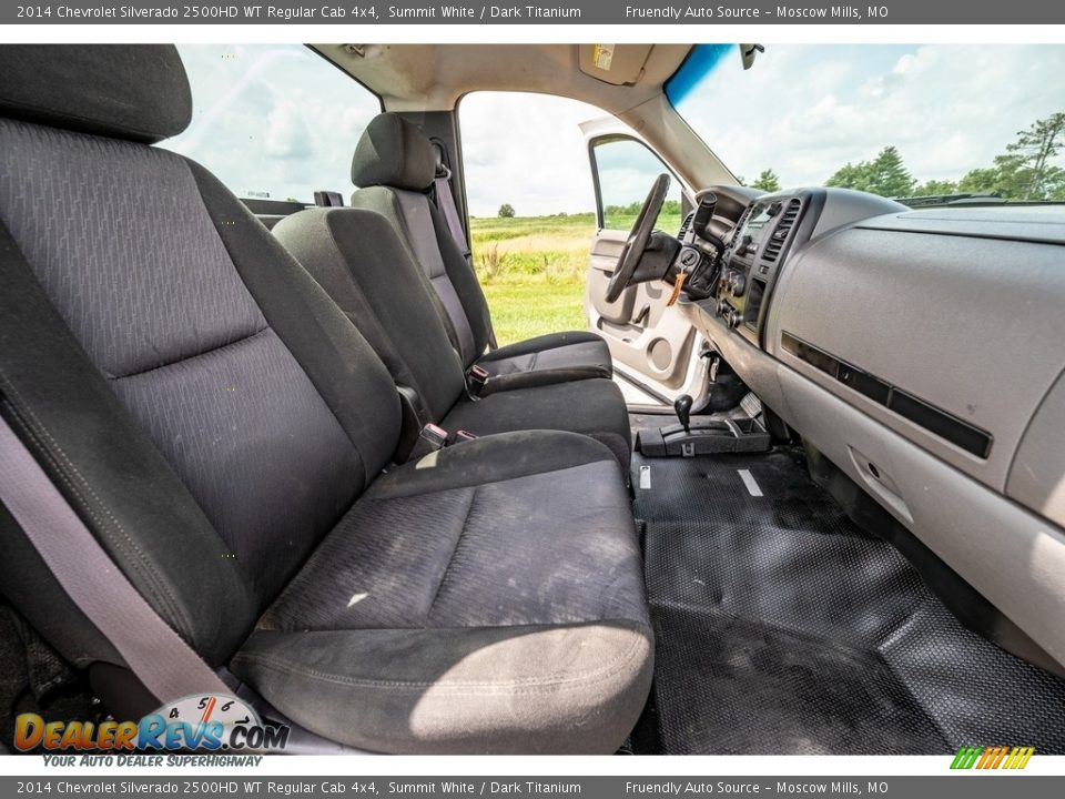 2014 Chevrolet Silverado 2500HD WT Regular Cab 4x4 Summit White / Dark Titanium Photo #25