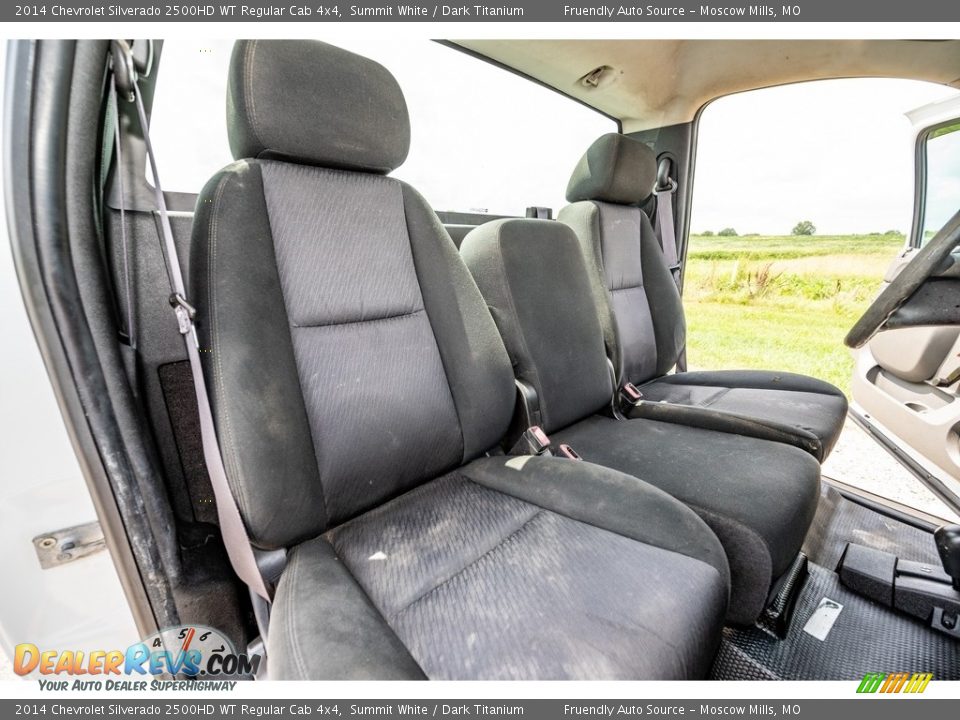 2014 Chevrolet Silverado 2500HD WT Regular Cab 4x4 Summit White / Dark Titanium Photo #26