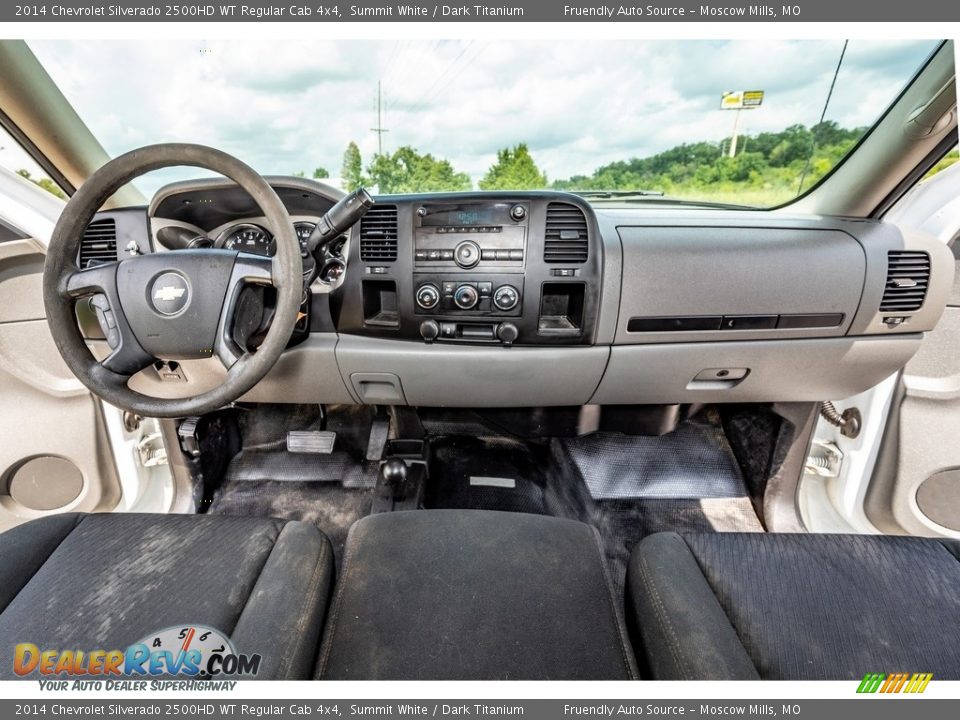 2014 Chevrolet Silverado 2500HD WT Regular Cab 4x4 Summit White / Dark Titanium Photo #27