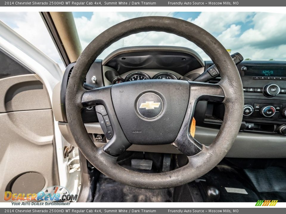 2014 Chevrolet Silverado 2500HD WT Regular Cab 4x4 Summit White / Dark Titanium Photo #29