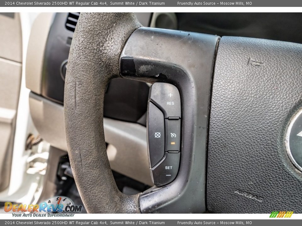 2014 Chevrolet Silverado 2500HD WT Regular Cab 4x4 Summit White / Dark Titanium Photo #30