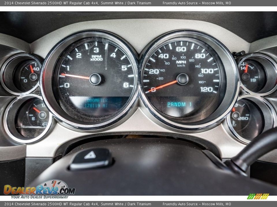 2014 Chevrolet Silverado 2500HD WT Regular Cab 4x4 Summit White / Dark Titanium Photo #31