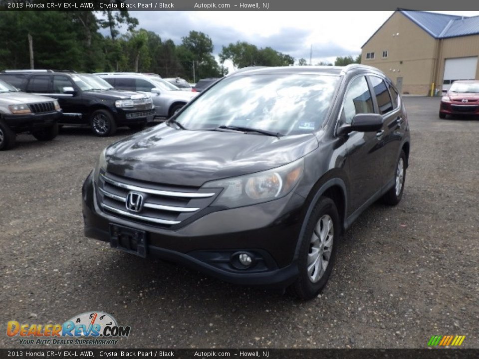 2013 Honda CR-V EX-L AWD Crystal Black Pearl / Black Photo #1