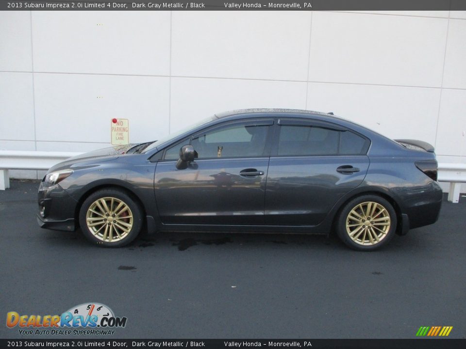 2013 Subaru Impreza 2.0i Limited 4 Door Dark Gray Metallic / Black Photo #2