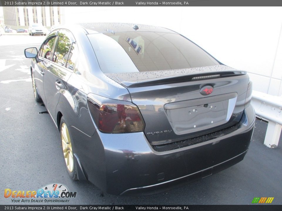 2013 Subaru Impreza 2.0i Limited 4 Door Dark Gray Metallic / Black Photo #3