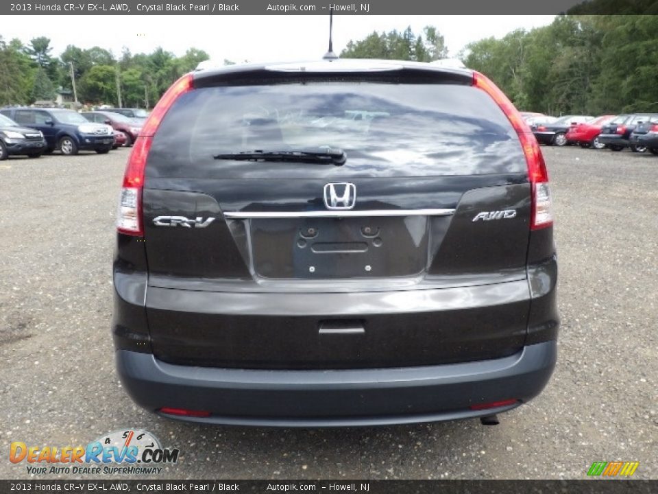 2013 Honda CR-V EX-L AWD Crystal Black Pearl / Black Photo #5