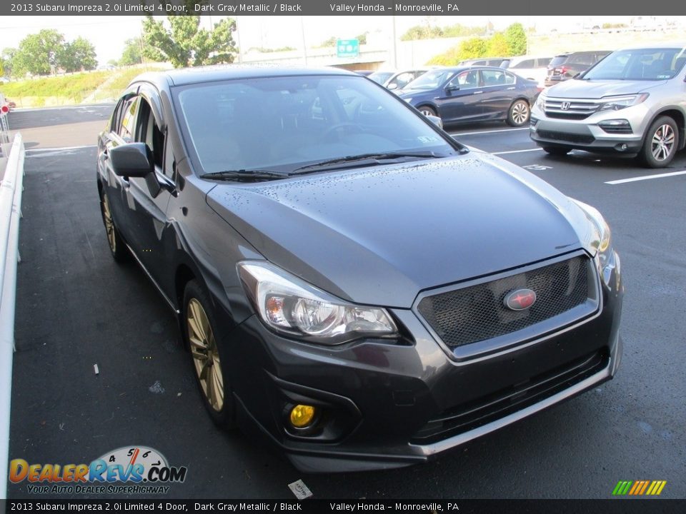 2013 Subaru Impreza 2.0i Limited 4 Door Dark Gray Metallic / Black Photo #7