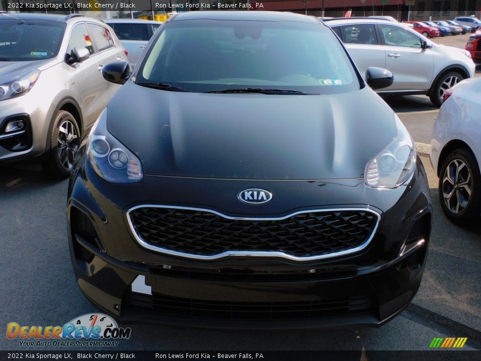 2022 Kia Sportage LX Black Cherry / Black Photo #2