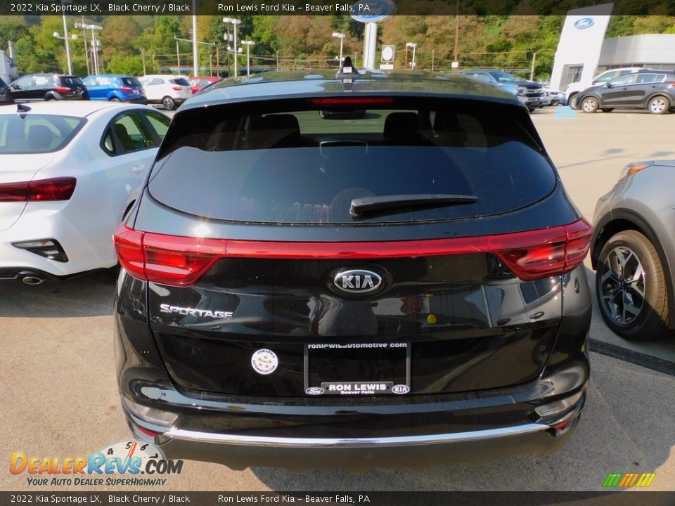 2022 Kia Sportage LX Black Cherry / Black Photo #4