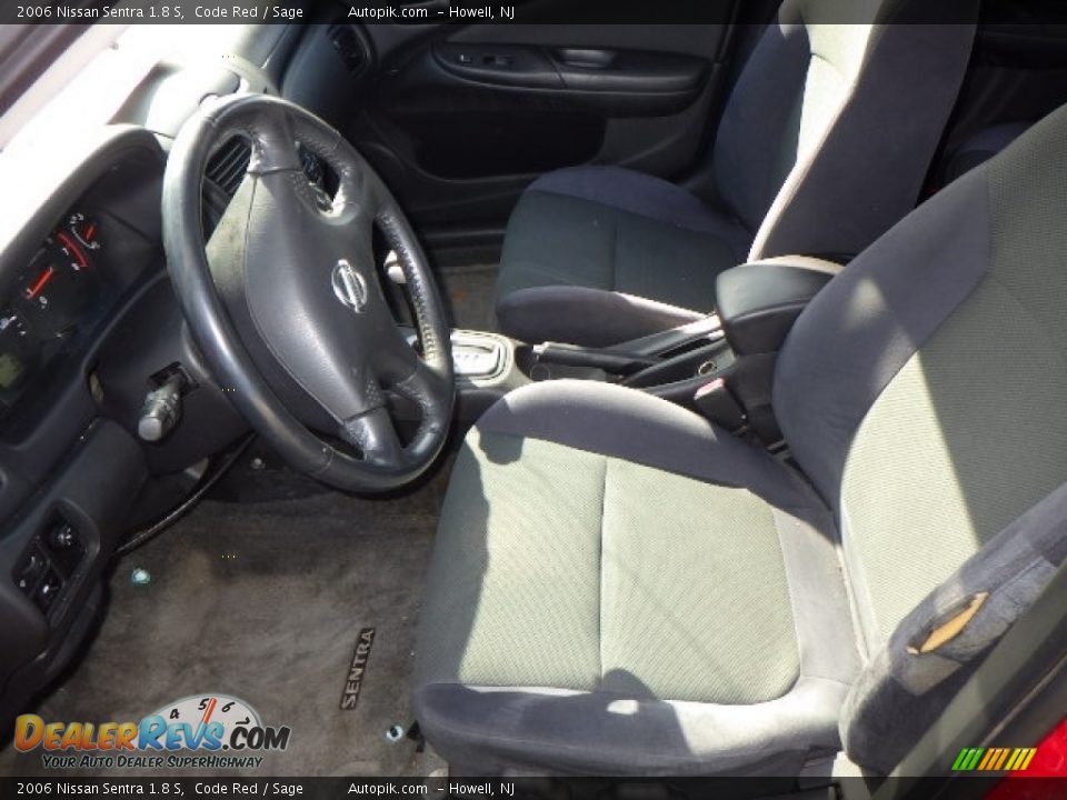 2006 Nissan Sentra 1.8 S Code Red / Sage Photo #7