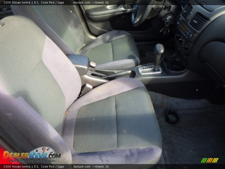 2006 Nissan Sentra 1.8 S Code Red / Sage Photo #8