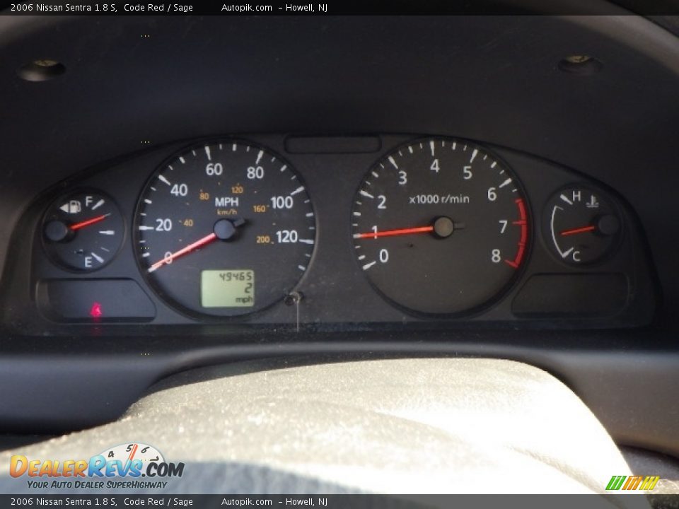 2006 Nissan Sentra 1.8 S Code Red / Sage Photo #11