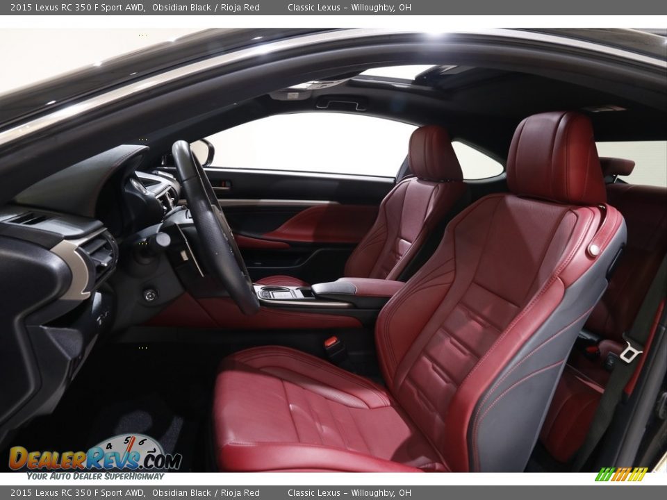 Front Seat of 2015 Lexus RC 350 F Sport AWD Photo #5