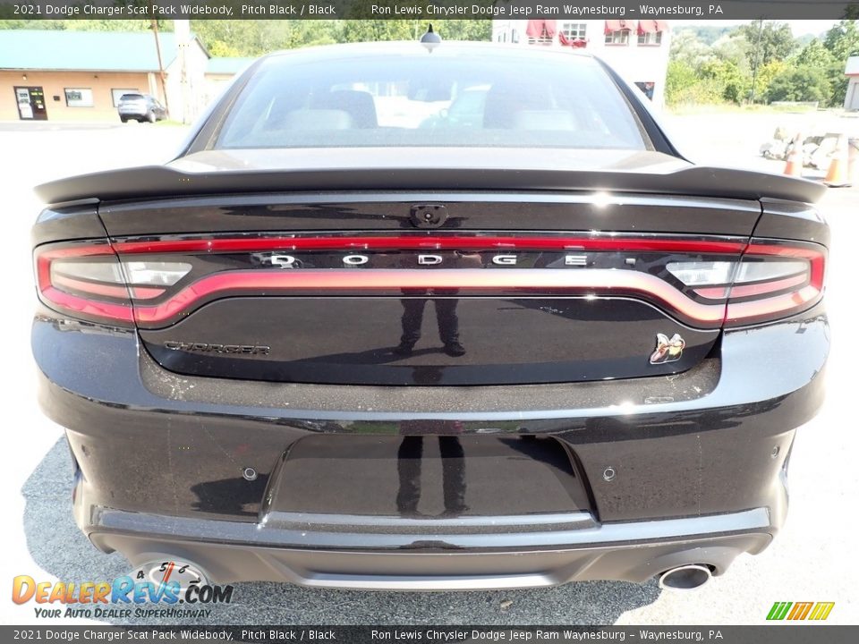 2021 Dodge Charger Scat Pack Widebody Pitch Black / Black Photo #4